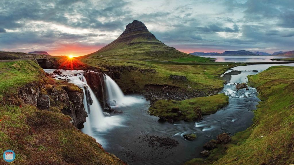 Icelandic National Day Virtual Background